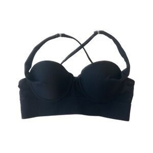 River Island | S/UK10 / Women | Black Underwire Corset Bralette Top